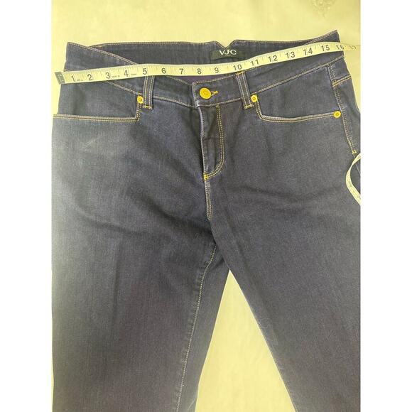 Versace Jeans Couture Men's Designer Mid Rise Straight Jeans Slim Logo 32*34 - Picture 3 of 12